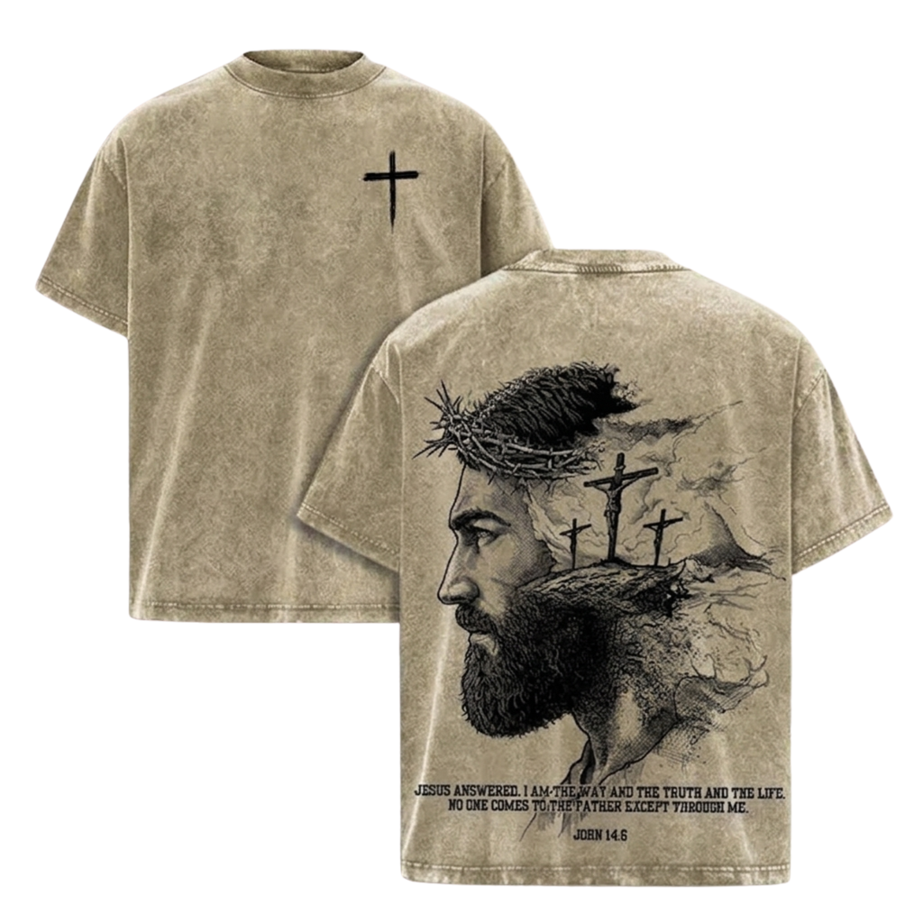 Washed Jesus Christ "John 14:6" T-Shirt