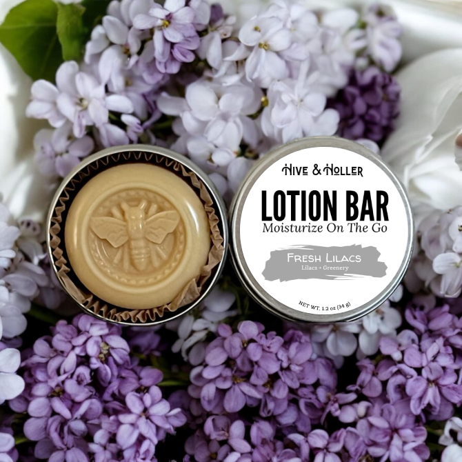 Fresh Lilacs Solid Lotion Bar