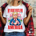 MY HEART BEATS TEE